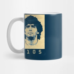 Rip Print Diego Maradona T-Shirt Mug